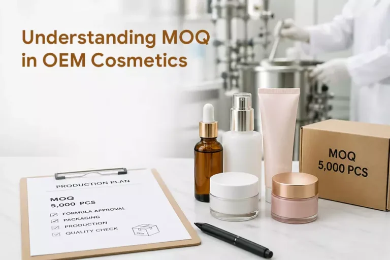 Understanding MOQ in OEM Cosmetics