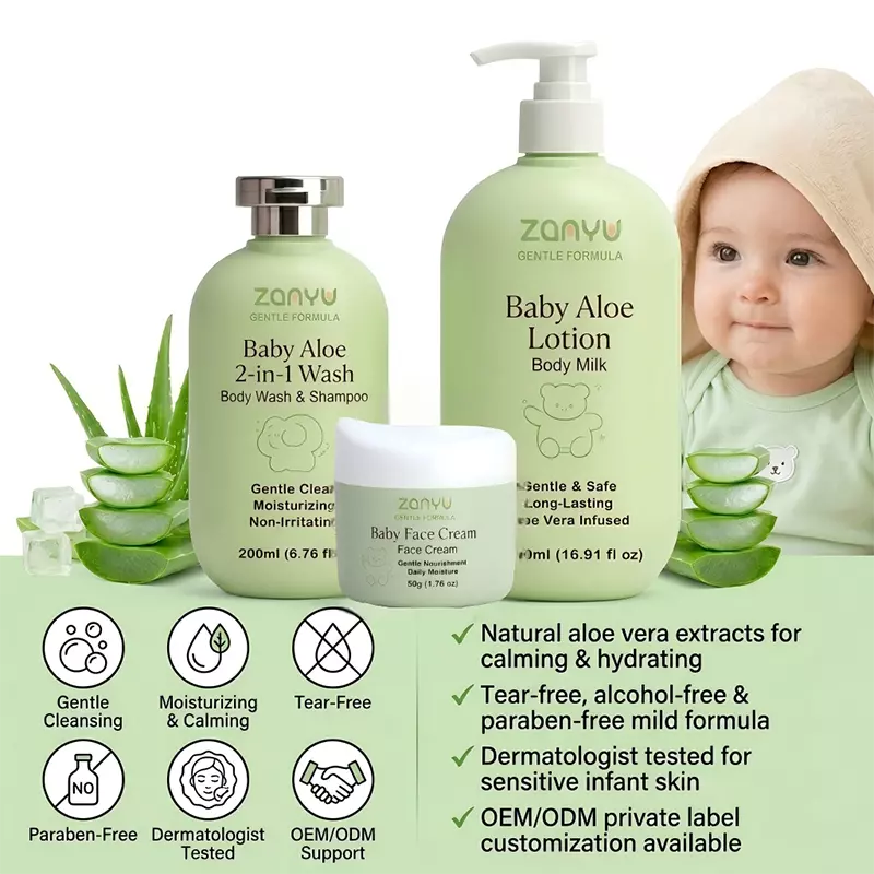 La Etiqueta Privada De Aloe Vera Loción Hidratante Para El Cuerpo