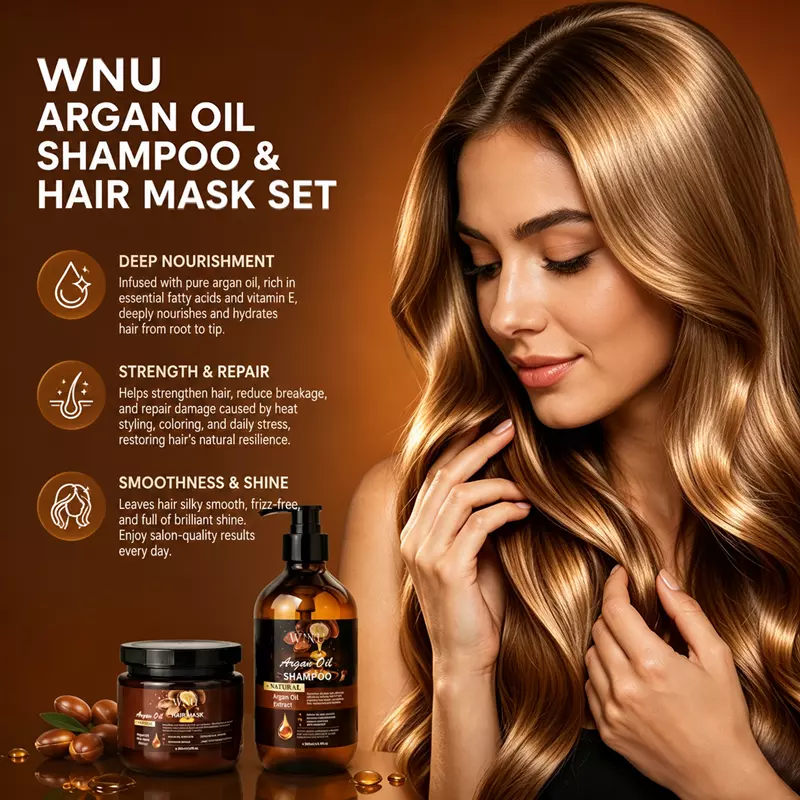 Private Label Óleo De Argan Shampoo De Reparação