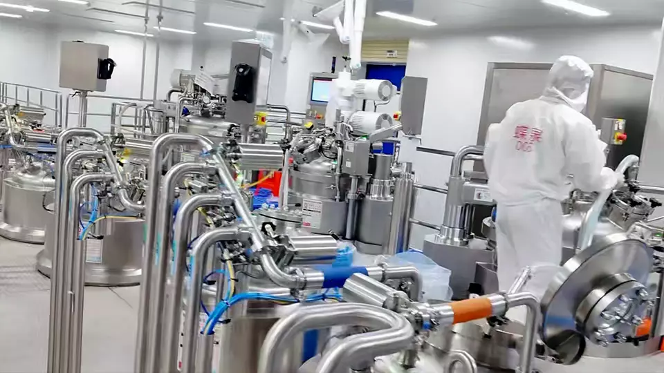 Guangzhou Body Lotion Manufacturer Shower Gel Emulsification Production Line